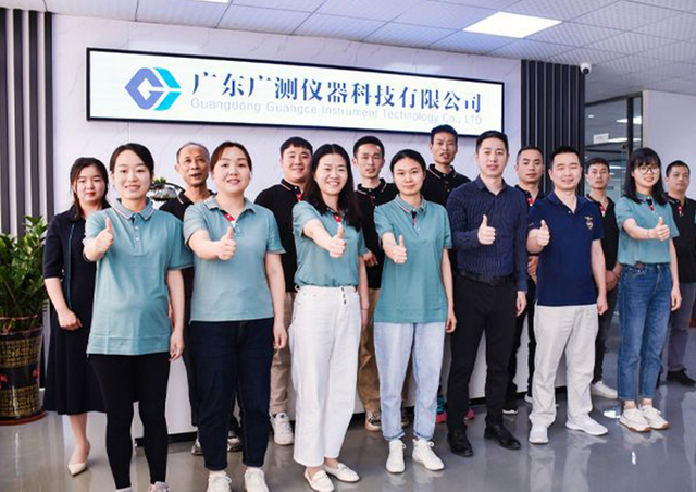 ISO9001 certified team at Guangce testing equipment manufacturer for global customers